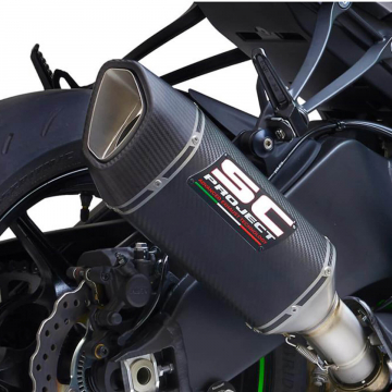 view SC-Project K35-T90 SC1-R Slip-on Exhaust for Kawasaki Ninja ZX-6R 636 '19-'24