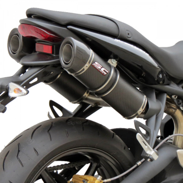 view SC-Project T02-28C GP-Tech Exhaust for Triumph Street Triple / R (2007-2012)