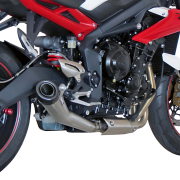 view SC-Project T13-21A Conic Exhaust for Triumph Street Triple / R / RX '13-'16