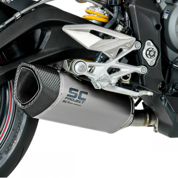 SC-Project T18-93 SC1-R Slip-on Exhaust for Street Triple 765 S/R/RS '17-'22