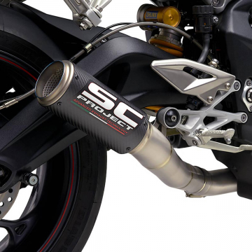 SC-Project T18-TCH38 CR-T 3-1 Full Exhaust Triumph Street Triple 765 S/R/RS '17-'22
