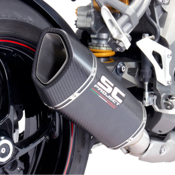 view SC-Project T22-90 SC1-R Slip-on Exhaust for Triumph Speed Triple S/RS '18-'20