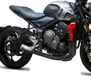 view SC-Project T26-CDEMB36CR CR-T Full Exhaust, Matte Black for Triumph Trident 660 '20-'24