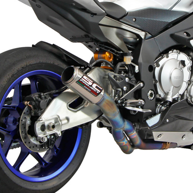SC-Project Y11-DE36C CR-T De-Cat Exhaust for Yamaha YZF-R1 / M / S