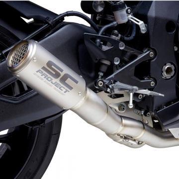 SC-Project Y11-DET36TR CR-T Half Exhaust, Titanium for Yamaha YZF-R1 M/S (2015-)