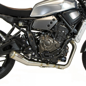 SC-Project Y14-C21A70S Conic 70's Style Full System Exhaust for Tracer 700/XSR700 '16-