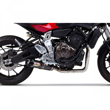 view Two Bros 005-4070105-S1 S1R Standard Carbon Full Exhaust for Yamaha FZ/MT07/XSR700 '14-