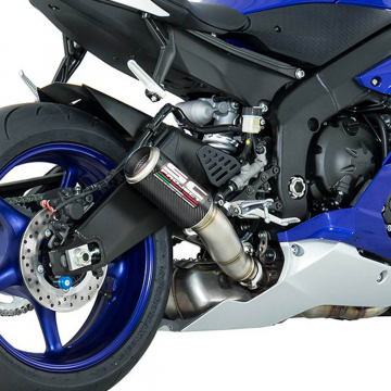 SC-Project Y21-H36C CR-T Carbon Slip-on Exhaust for Yamaha YZF-R6 '06-'23