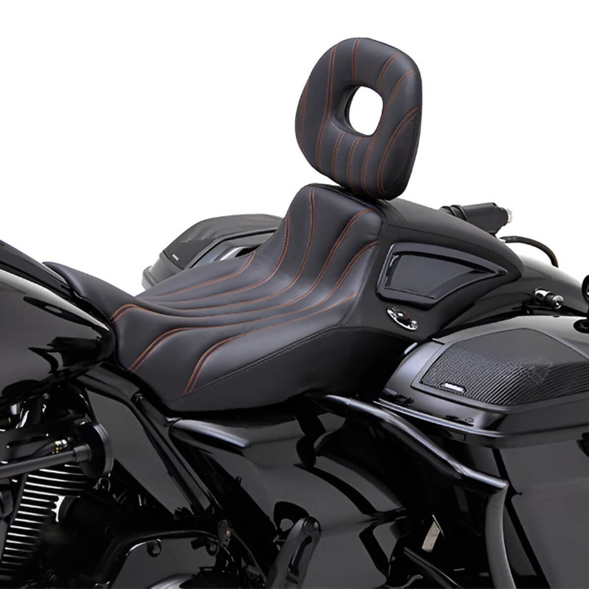 Corbin HD-FLH9-GSL-E Gunslinger Seat, With Heat for Harley Touring