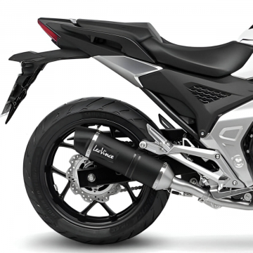 view LeoVince 14387EB LV One Evo Slip-on Exhaust, Black for Honda NC750X '21-'24