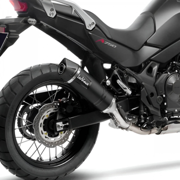 view LeoVince 14440EBU LV One EVO Black Slip-on Exhaust for Honda XL750 Transalp 2023+