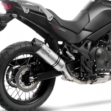 view LeoVince 14440EU LV One EVO Silver Slip-on Exhaust for Honda XL750 Transalp 2023+
