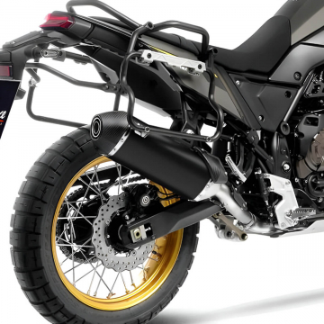 view LeoVince 15609BU LV-14 Black Edition Slip-on Exhaust for Yamaha Tenere 700 2019+