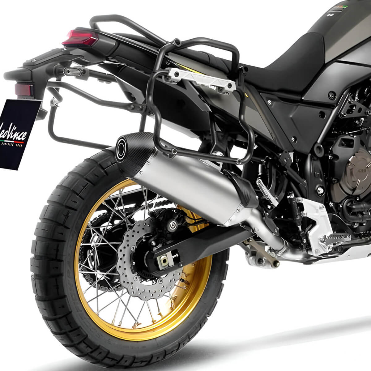 LeoVince 15609TU LV-14 Titanium Slip-on Exhaust for Yamaha Tenere