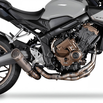 view Spark GHO8841T Grid-O Full Exhaust, Titanium for Honda CB/CBR 650 R 2019+