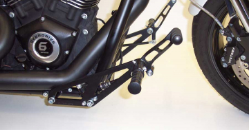 view Motorrad Burchard MB01-4080GNSM Forward Controls, BD/Milled for Suzuki Boulevard M109R