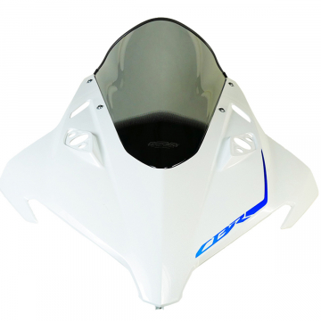 view MRA Racing Smoke-Gray Windshield "R" for Honda CBR250RR 2023+