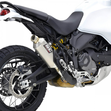 view SC-Project D38-T98T Rally Raid Slip-on Exhaust for Ducati DesertX '22-'24