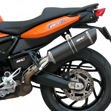 view SC-Project B01-02C Oval Exhaust for BMW F800R (2009-2014)