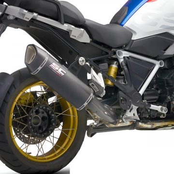 view SC-Project B30-105C SC1-R GT Slip-on Exhaust, Carbon Fiber for BMW R1250GS '19-'23