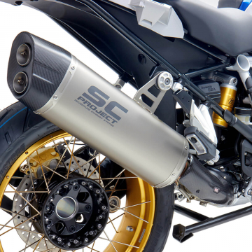view Sc-Project B30-86T Adventure Slip-on Exhaust for BMW R1250GS/Adv '19-'23