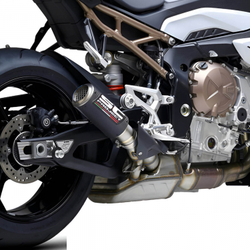 view SC-Project B39-38CR CR-T Slip-on Exhaust, Carbon for BMW S1000R (2021-)