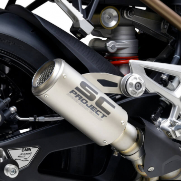 view SC-Project B39-50TR CR-T Slip-on Exhaust, Titanium for BMW S1000R 2021+