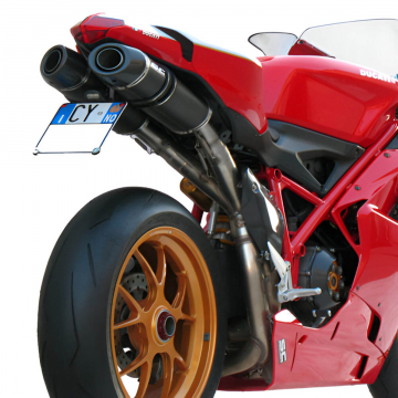 view SC-Project D01-16C Oval Exhaust 848 '07-'14, 1098 / R / S '07-'09 and 1198 / S '09-'13