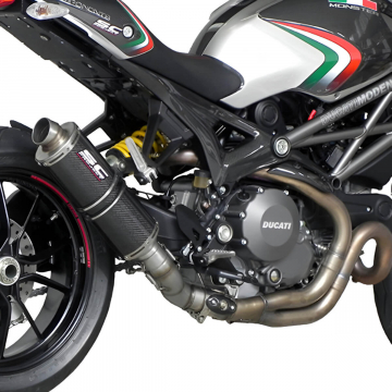 view SC-Project D07-07C Oval R60 Exhaust for Ducati Monster 1100 EVO (2011-2014)