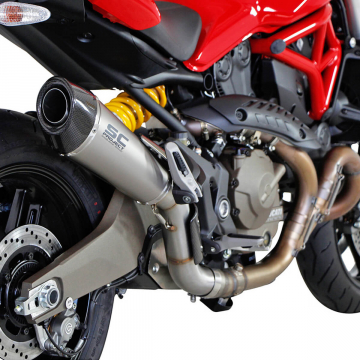 SC-Project D14-34T Conic Exhaust for Ducati Monster 821 '14-'17