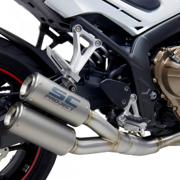 view SC-Project H30-CD38T CR-T 4-1-2 Full Exhausts for Honda CB650F '17-'18