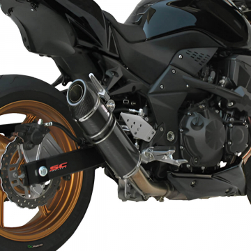 view SC-Project K06-01C Oval Exhaust for Kawasaki Z750 / R (2007-2012)