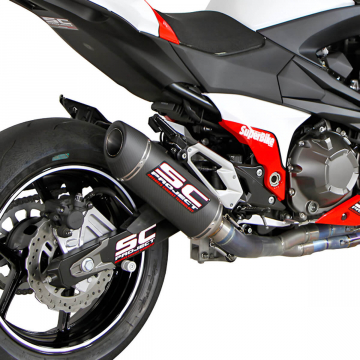 view SC-Project K15-TC40C Oval Full Exhaust for Kawasaki Z800 '13-'16