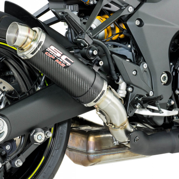 view SC-Project GPM2 Slip-on Exhaust, Carbon for Kawasaki Z1000 2017-2019