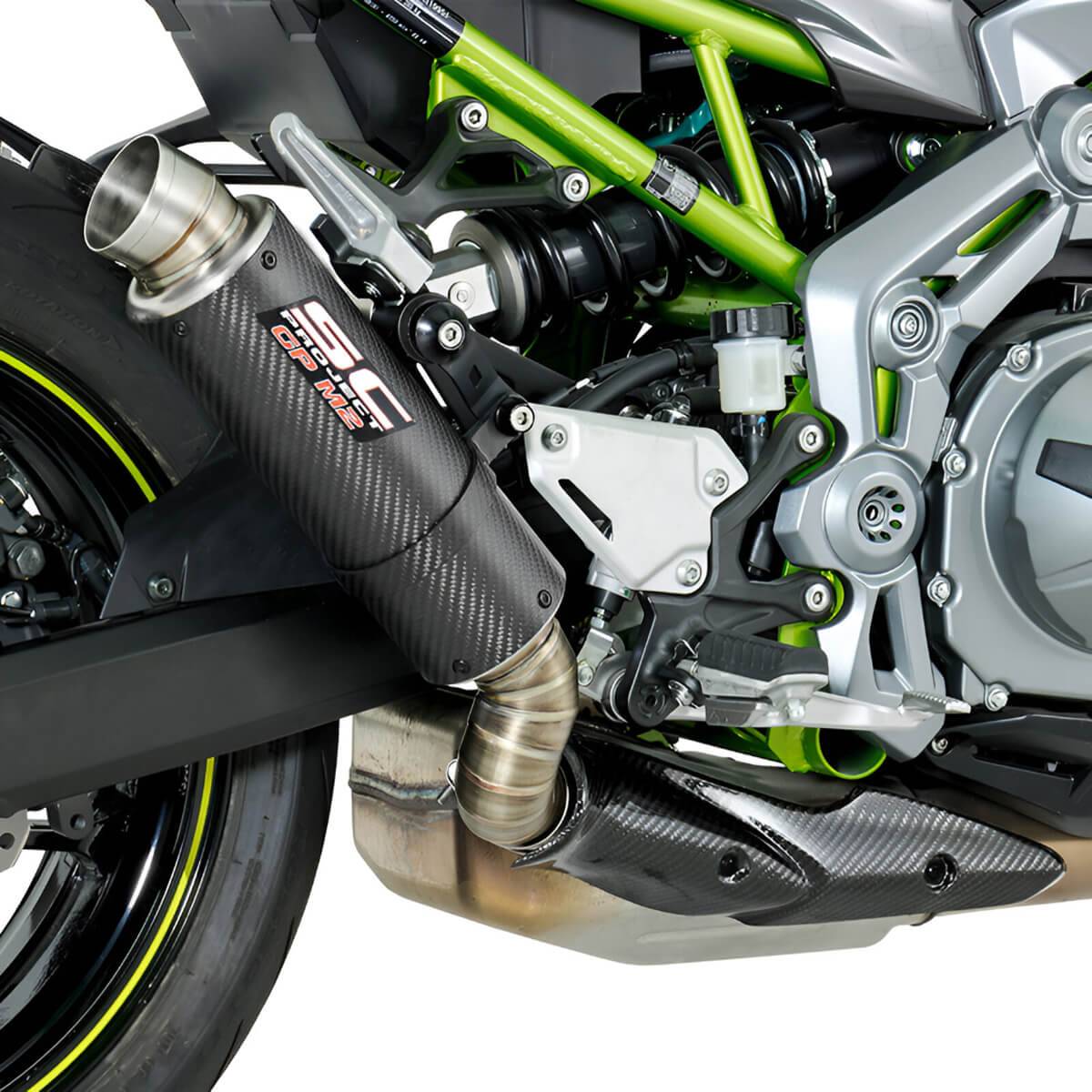 mispiga　ASKAPREMIUM SYMPHONICCONC2018 SC-Project K19-18C GP M2 Exhaust for Kawasaki Z1000 (2014