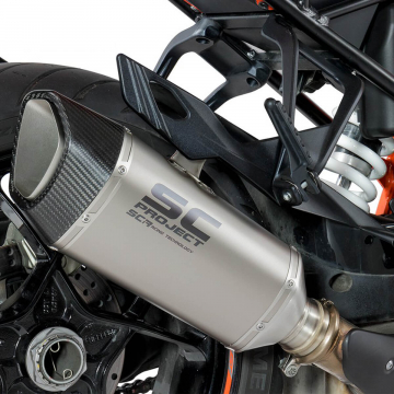 view SC-Project KTM10-90 SC1-R Slip-on Exhaust for KTM 1290 Super Duke R/GT '13-'19