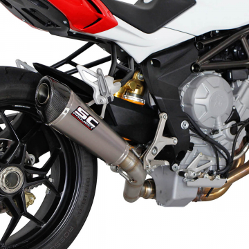 view SC-Project M02-34T Conic Exhaust MV Agusta Brutale 675 '12-'14 & 800 '13-'15