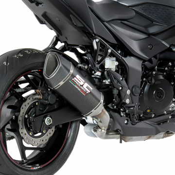 view SC-Project S15-90 SC1-R Slip-on Exhaust for Suzuki GSX-S750 '17-'18