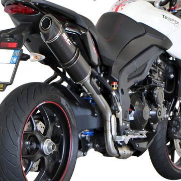 view SC-Project High Mount Oval Exhaust for Tiger Sport 1050 2016-2017