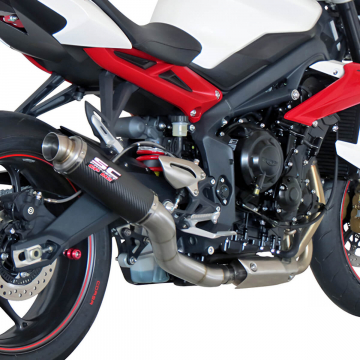 view SC-Project T13-18C GP M2 Exhaust for Triumph Street Triple / R / RX (2013-2016)
