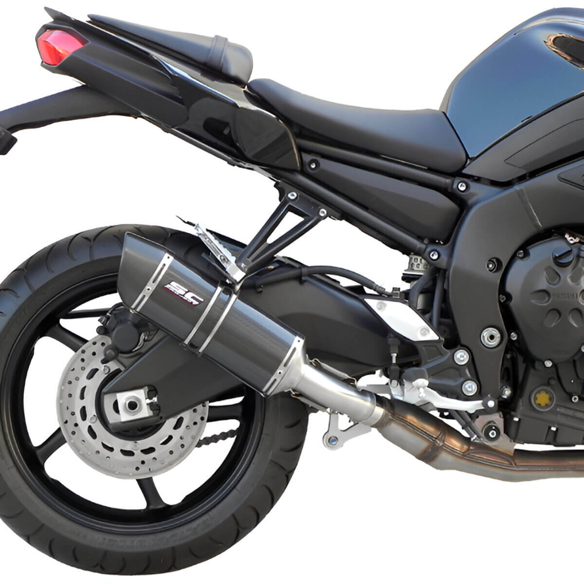 SC-Project Y10-12C Oval Exhaust for Yamaha FZ8 (2008-2013