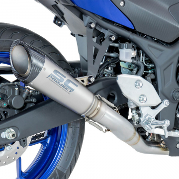 view SC-Project Y23-C41T S1 Exhaust for Yamaha YZF-R3 2015-2019