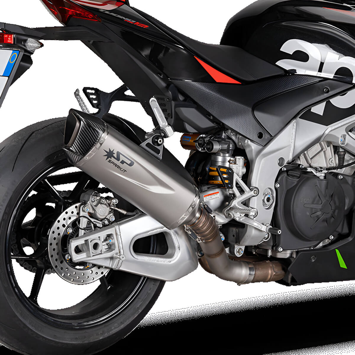 Spark GAP0407T Force Evo Titanium Semi-Full Exhaust for Aprilia