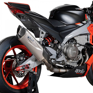 view Spark GAP8807T Force Evo Titanium Full Exhaust for Aprilia RS/Tuono 660 '20-'24