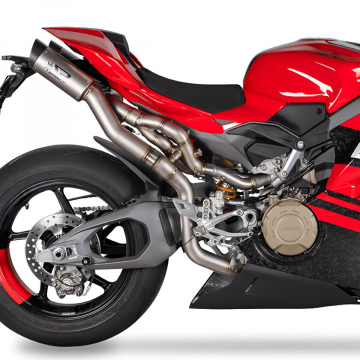 view Spark GDU8854T Double Dyno Full Exhaust, Titanium for Ducati Panigale V4 S/R 2025+