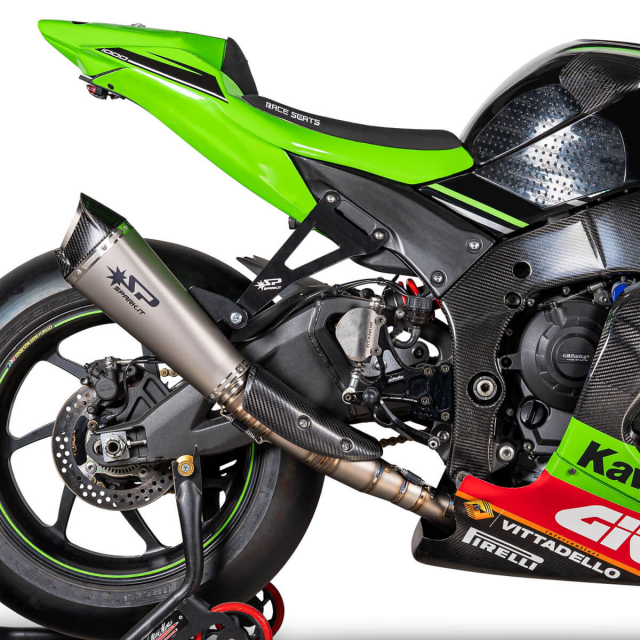 Spark GKA8847T-KE Konix Evo Full Exhaust, Titanium for Kawasaki