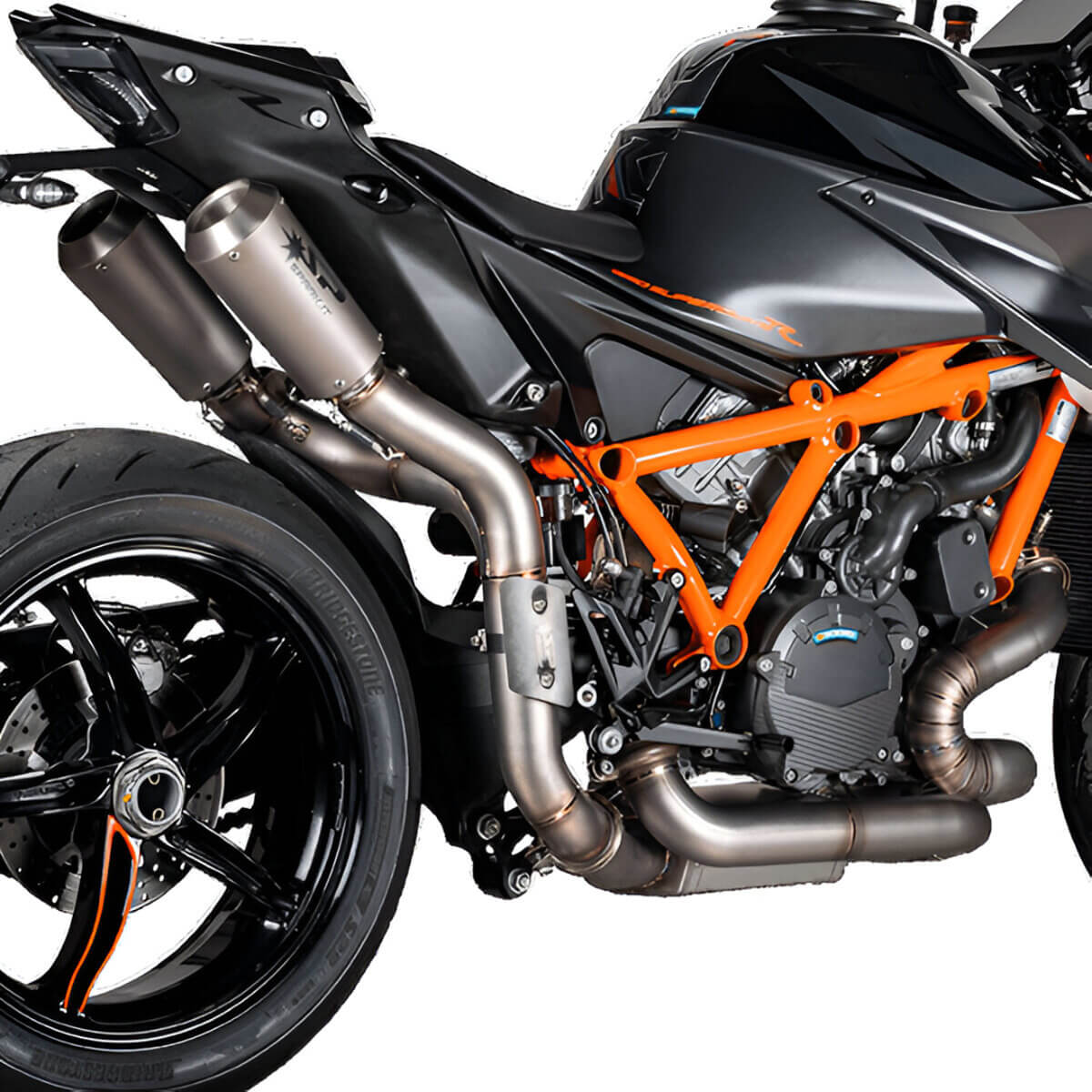 Spark Double GP Full Exhaust, Titanium for KTM 1390/1290 Super