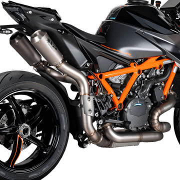 view Spark Double GP Full Exhaust, Titanium for KTM 1390/1290 Super Duke R/R Evo 2020+