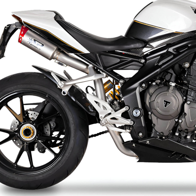 Spark Double Dyno High-Mount Exhaust for Triumph Speed Triple 1200