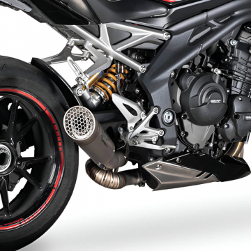 view Spark Grid-O Semi-Full Exhaust for Triumph Speed Triple 1200 RS/RR '21-'24